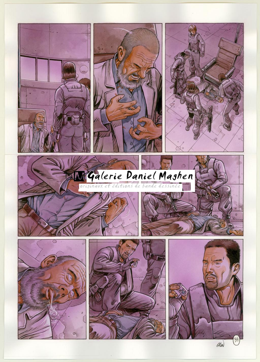 Planche originale n°34 - Grun - Technique mixte - 3307