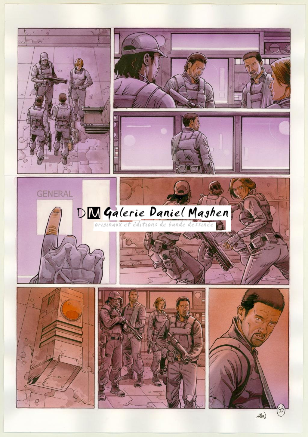 Planche originale n°35 - Grun - Technique mixte - 3306