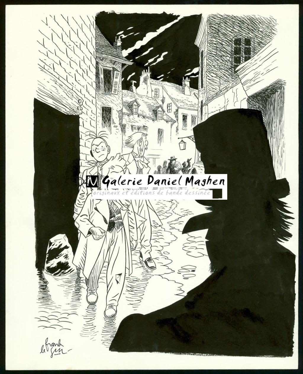 Illustration originale - Frank Le Gall - Encre de Chine sur papier - 3330