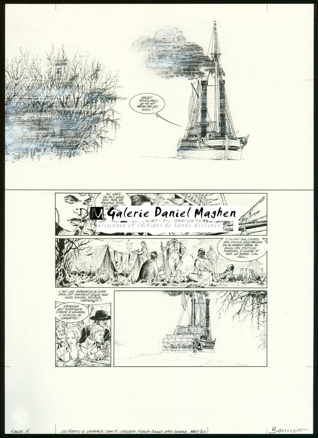 Planche originale - Franck Bonnet - Encre de Chine sur papier - 3358