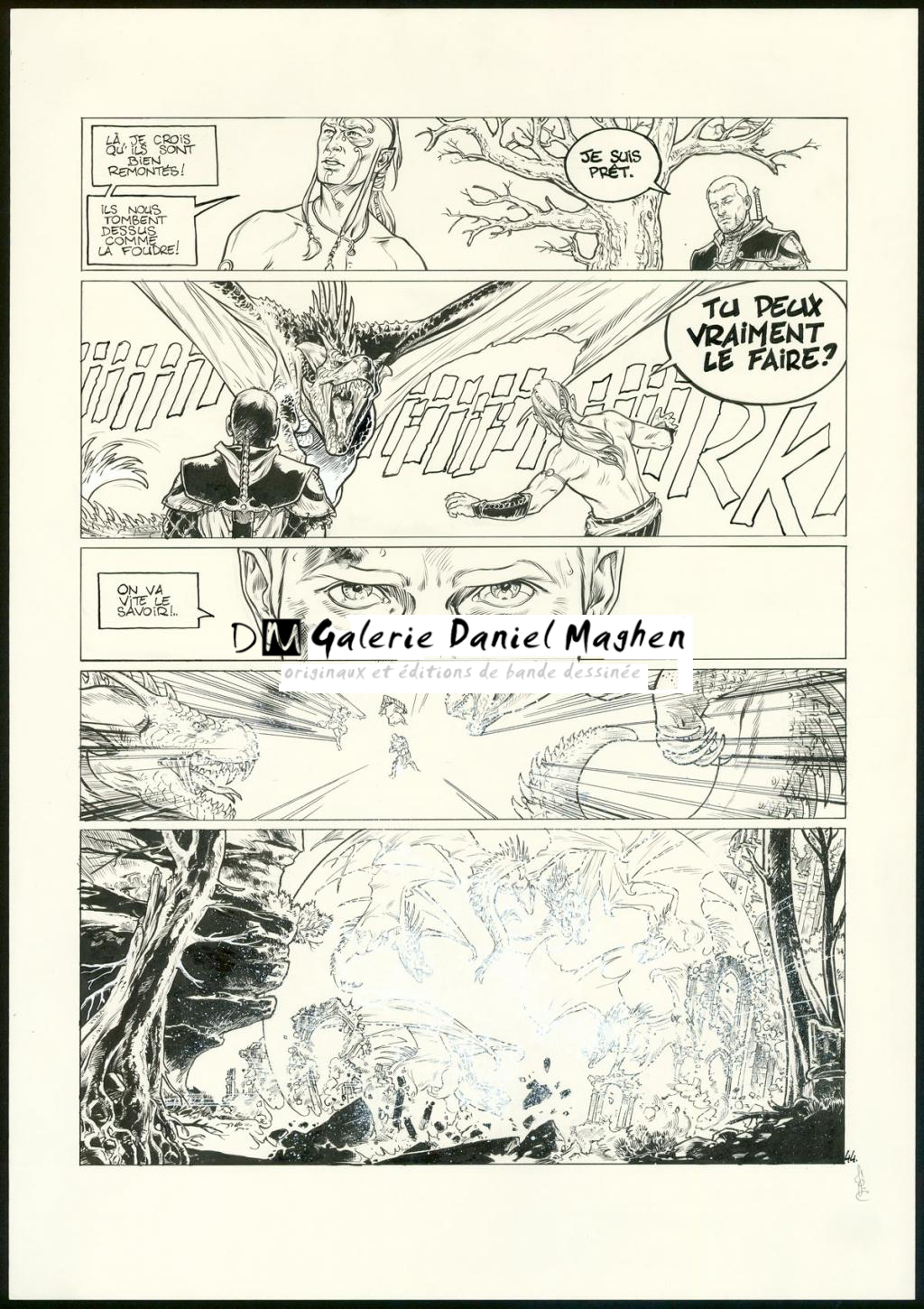 planche originale n°44 - Jean Charles Poupard - Encre de Chine - 3331