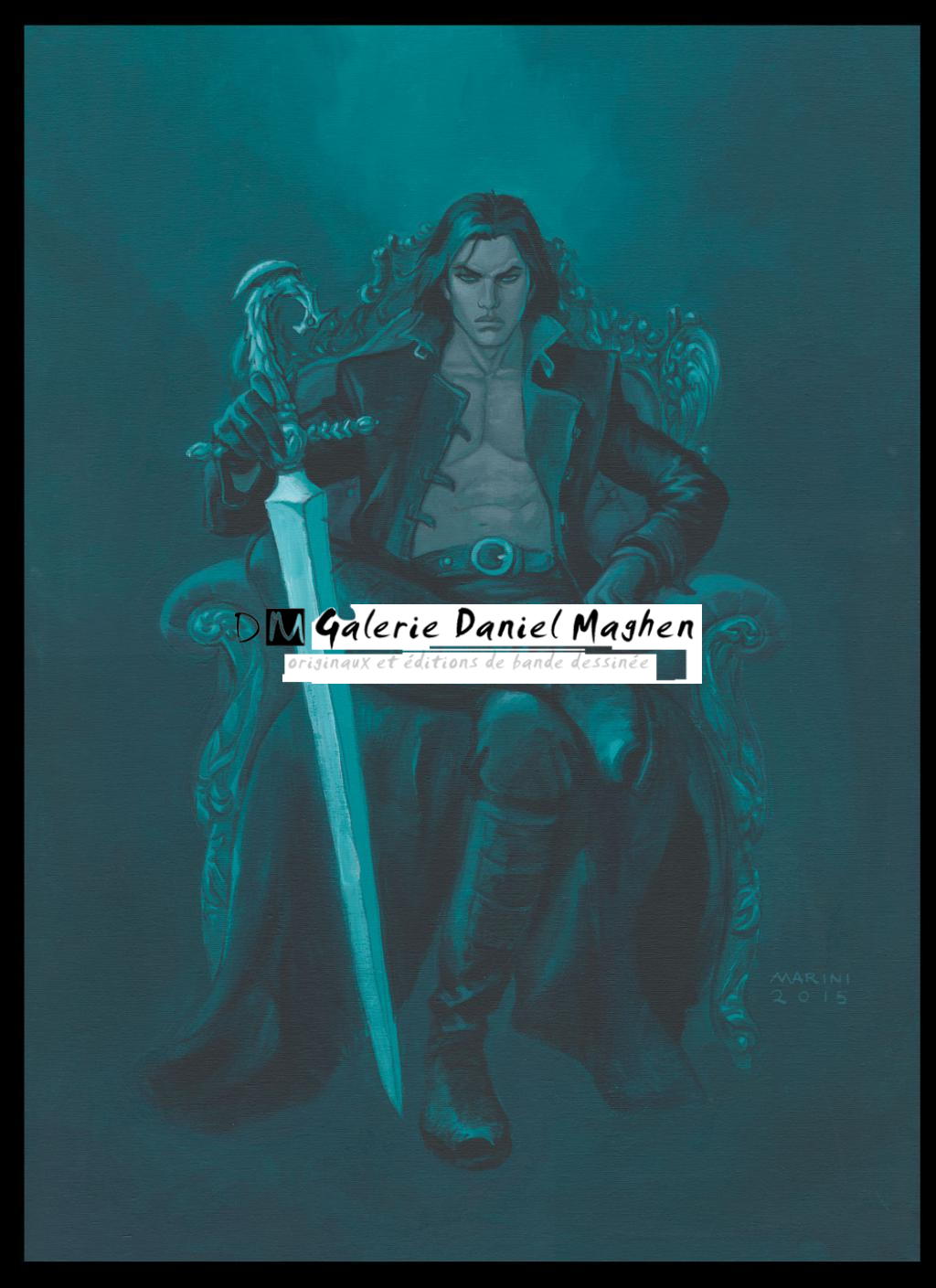 Couverture originale de la réédition - Enrico Marini - Acrylique sur toile (marouflé sur carton) - 5760