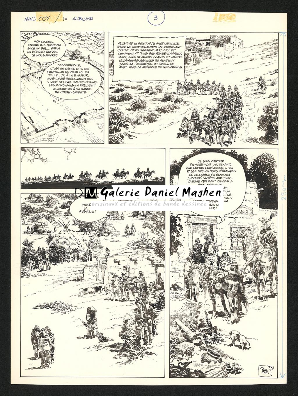 Planche originale n°3 - Antonio Hernandez Palacios - Encre de Chine sur papier - 4482