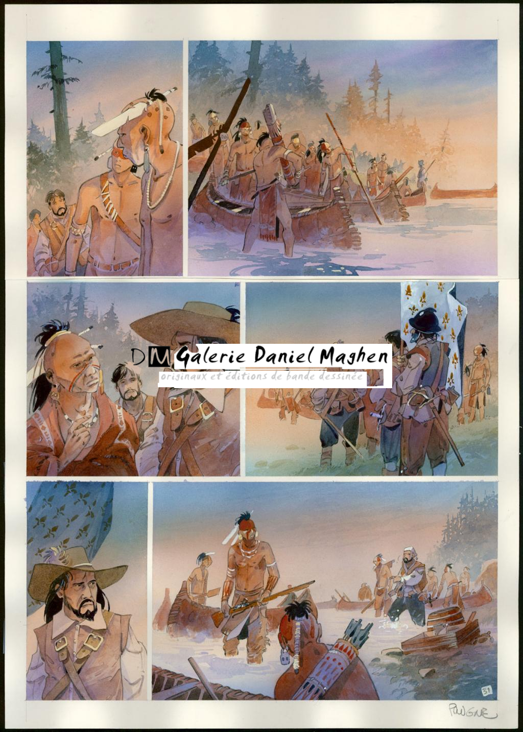 Planche originale n°31 - Patrick Prugne - Aquarelle et gouache sur papier - 5362