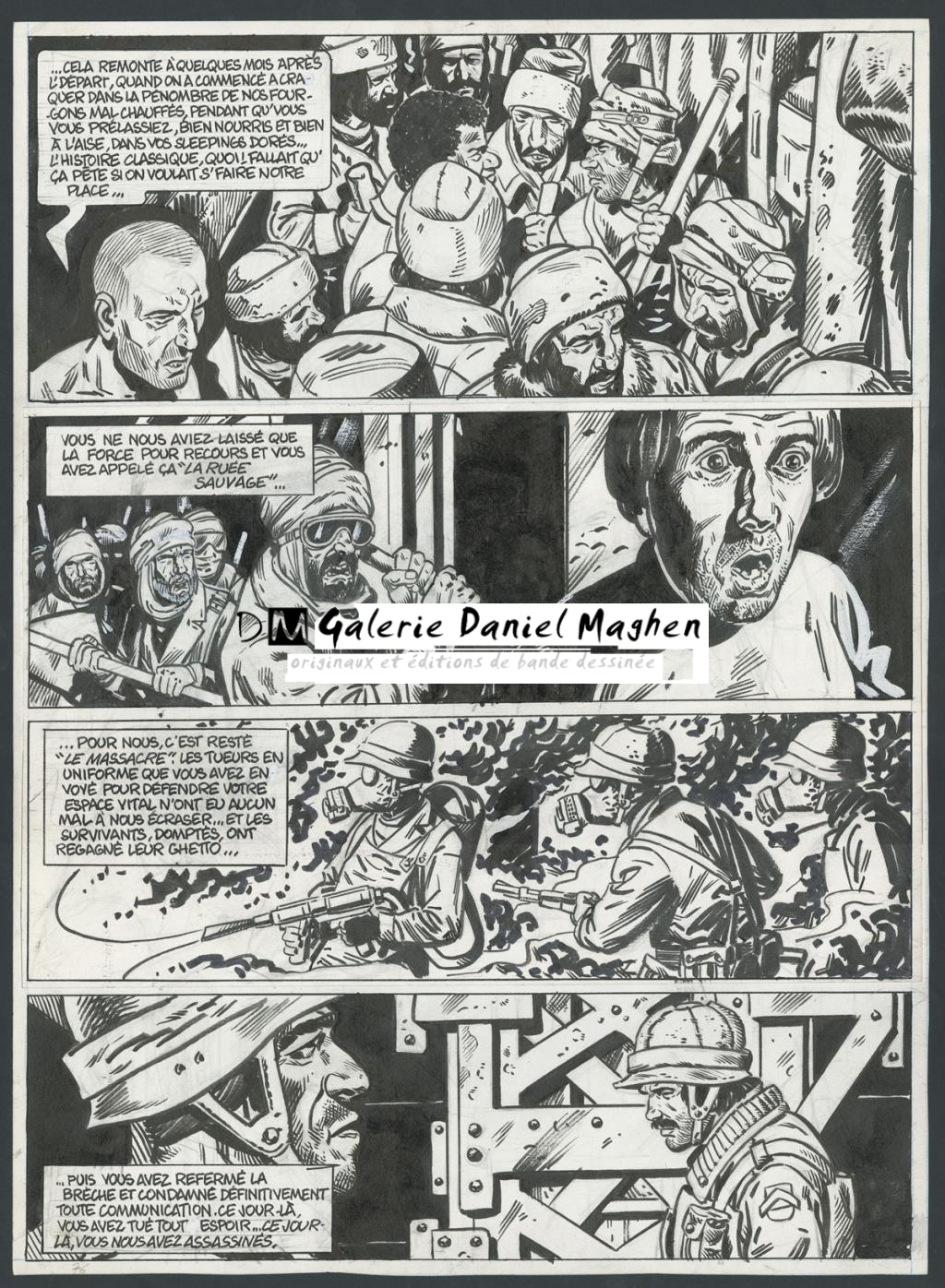 Planche originale n°76 - Jean-Marc Rochette - Encre de Chine sur papier - 5173