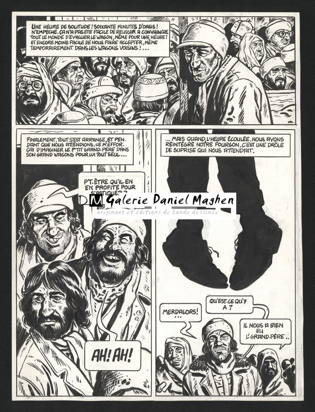 Planche originale n°7 - Jean-Marc Rochette - Encre de Chine sur papier - 5663