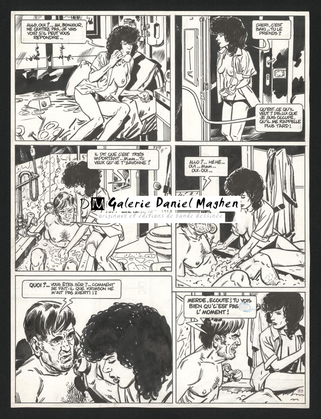 Planche originale n°88 - Jean-Marc Rochette - Encre de Chine sur papier - 5662