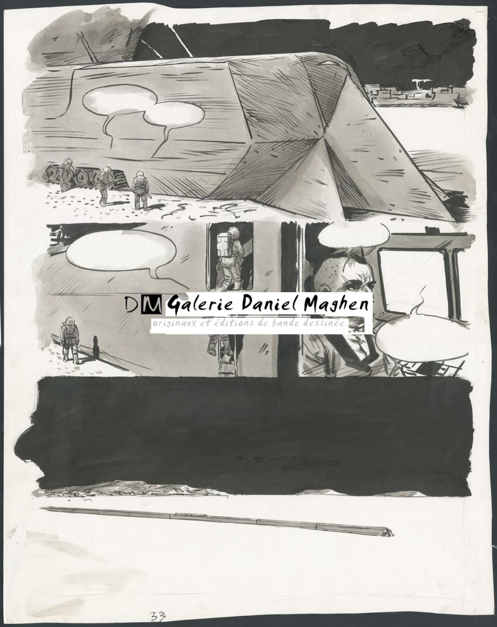 Planche originale n°33 - Jean-Marc Rochette - Encre de Chine sur papier - 5661