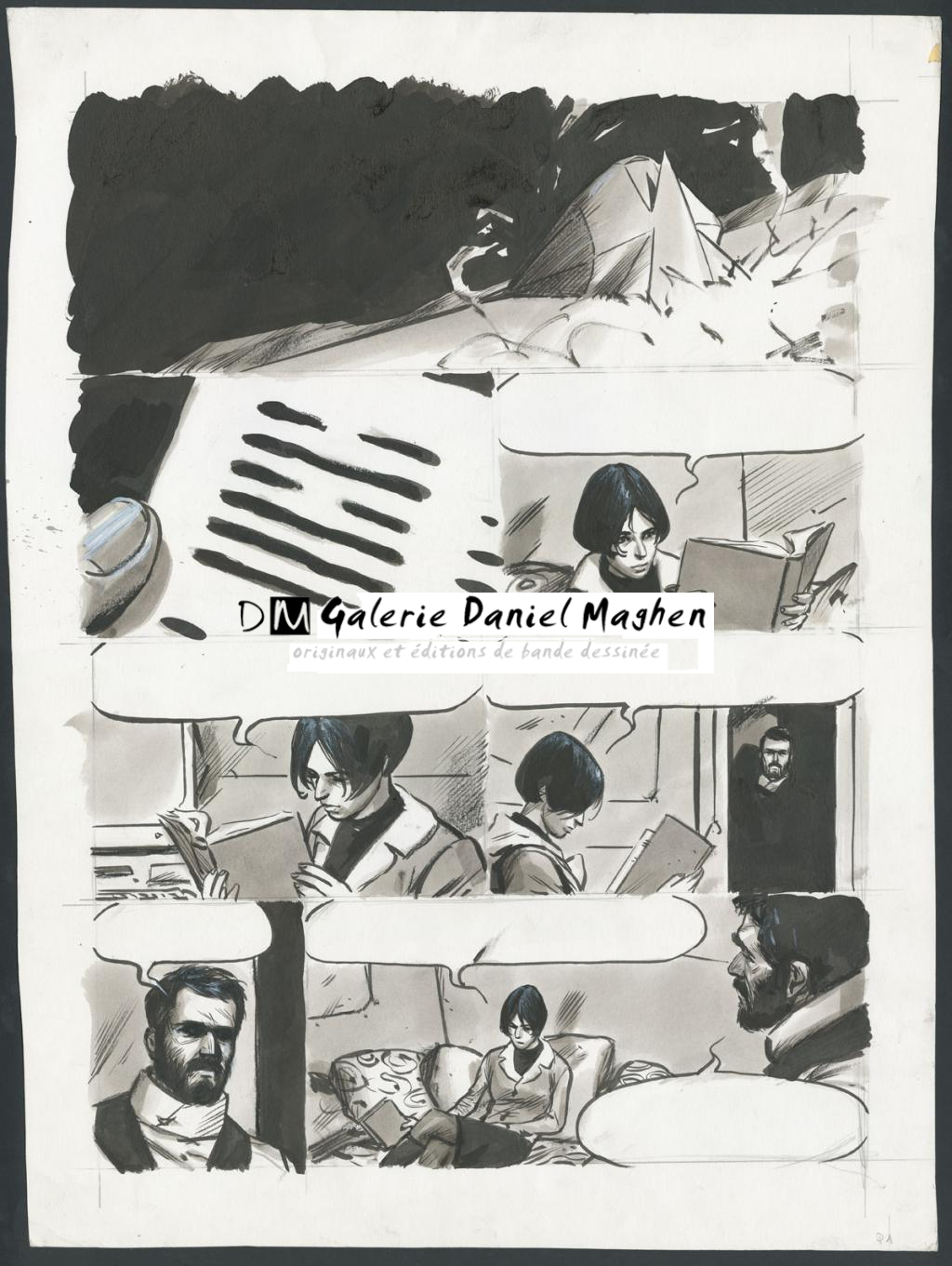 Planche originale n°1 - Jean-Marc Rochette - Encre de Chine sur papier - 5170