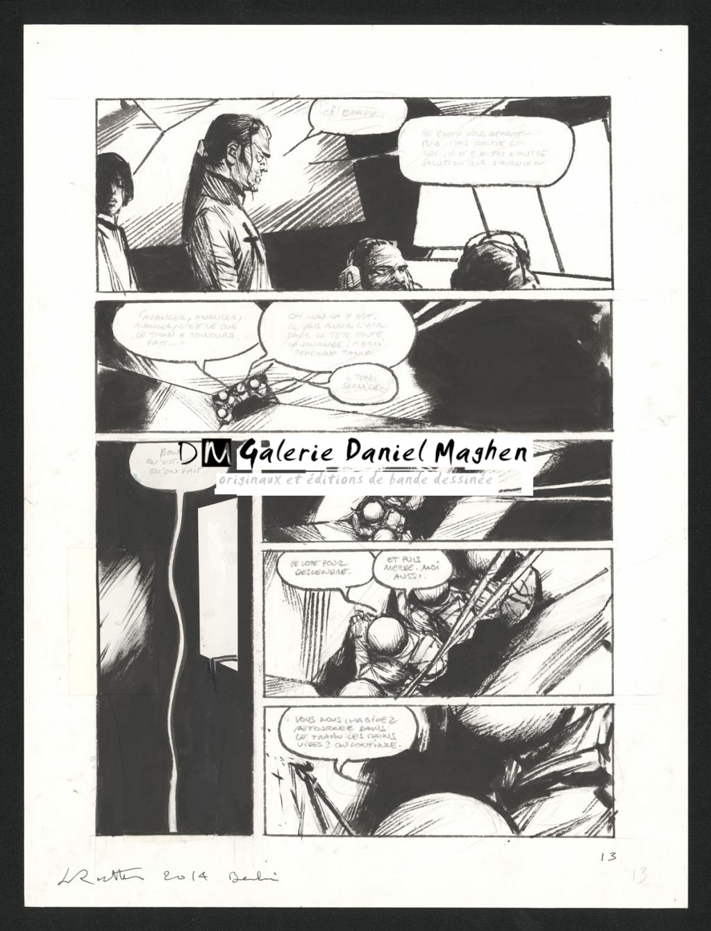 Planche originale n°13 - Jean-Marc Rochette - Encre de Chine sur papier - 4475