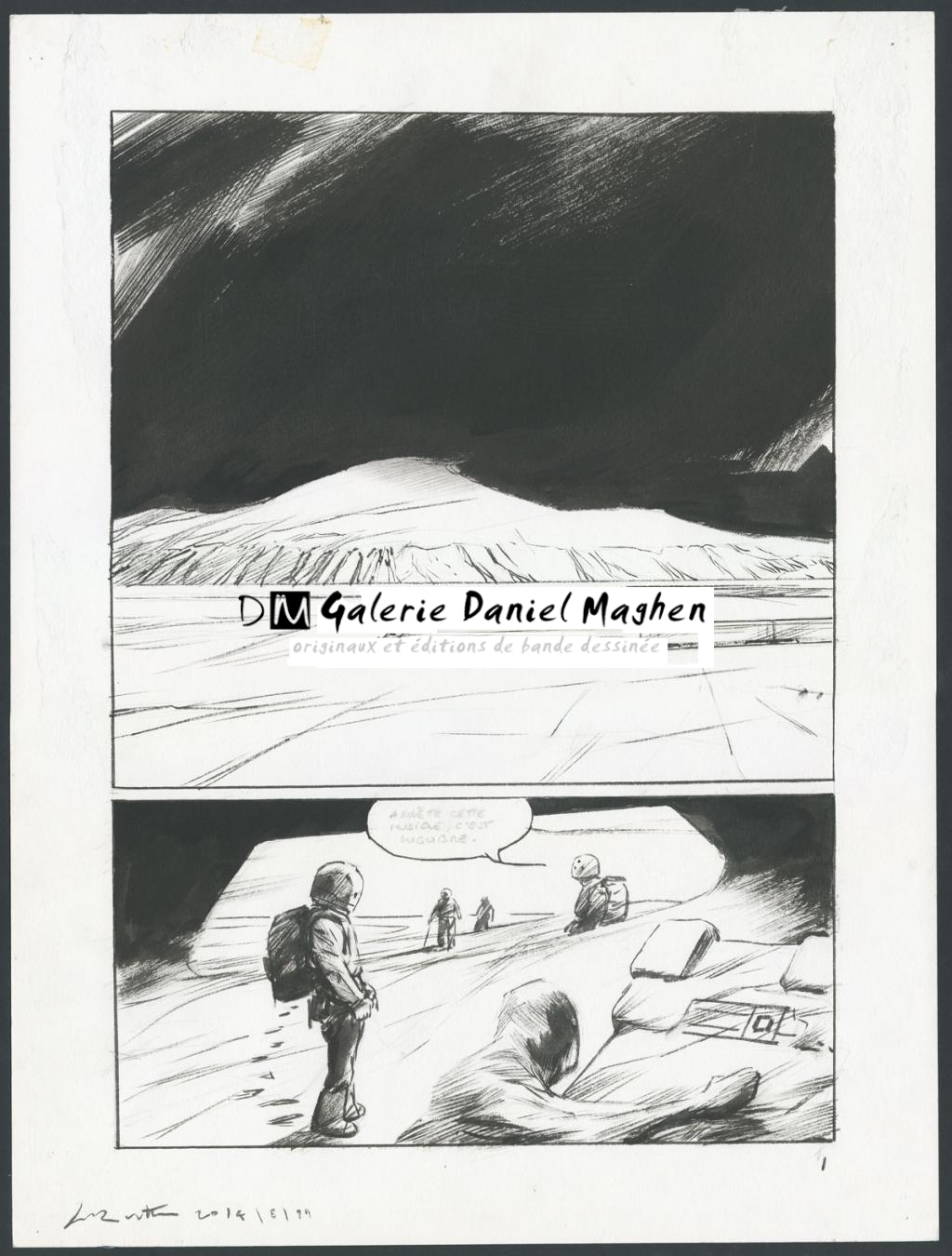 Planche originale n°1 - Jean-Marc Rochette - Encre de Chine sur papier - 5167