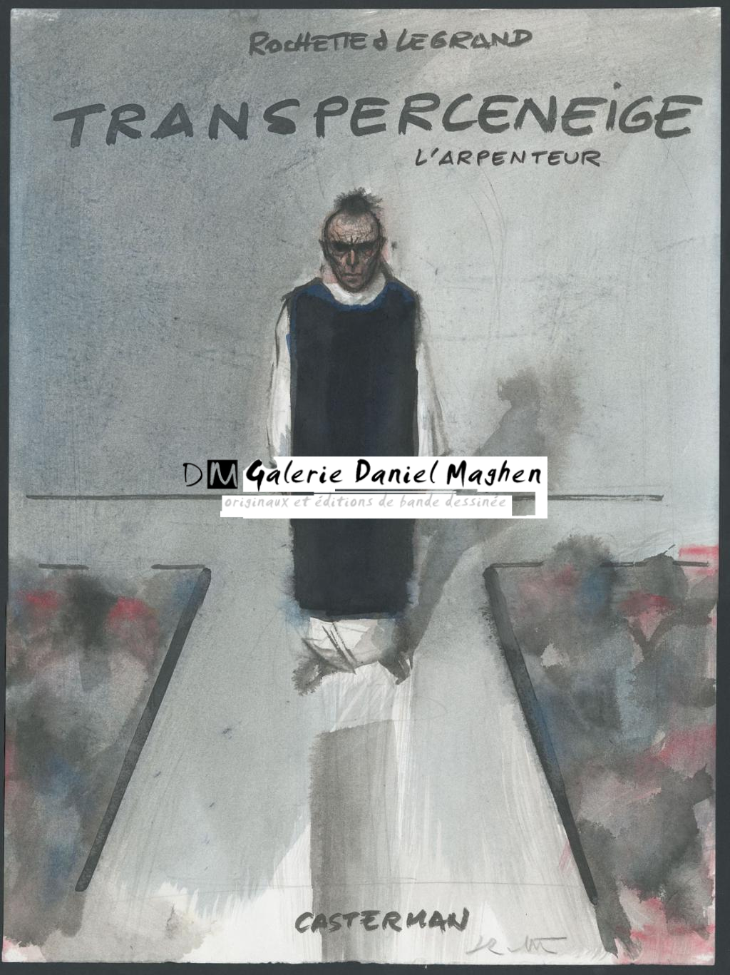 Illustration originale réalisée pour la recherche de couverture en 1999 - Jean-Marc Rochette - Technique mixte - 4516