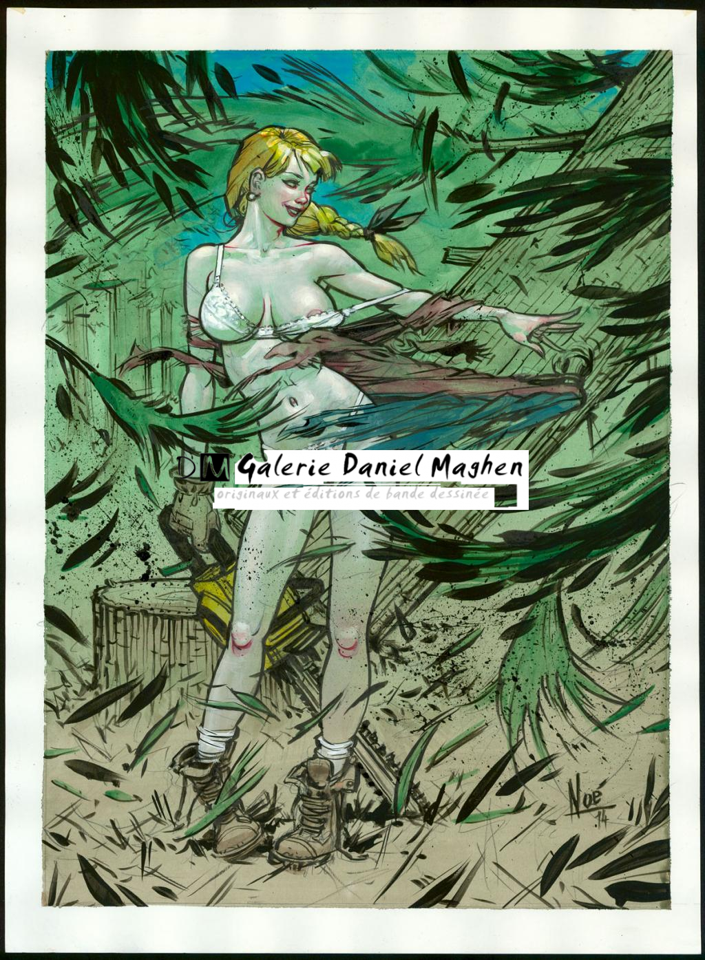 Illustration originale - Ignacio Noé - Acrylique sur papier - 4774