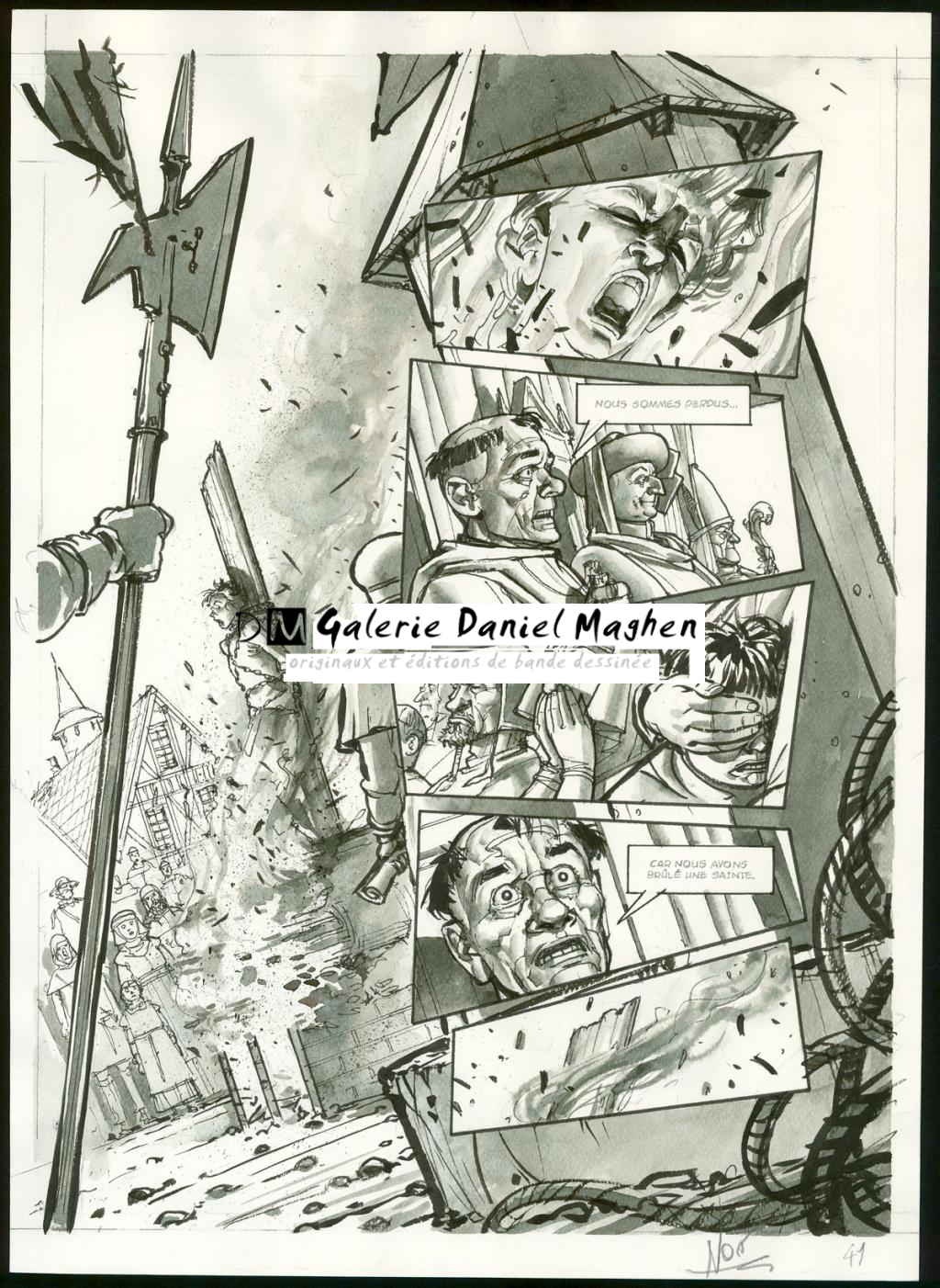 Planche originale - Ignacio Noé - Technique mixte - 3462