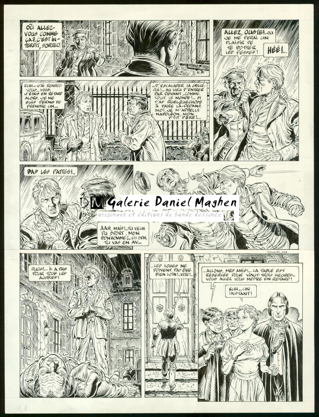 Planche originale n°39 - Yves Swolfs - Encre de Chine sur papier - 4945