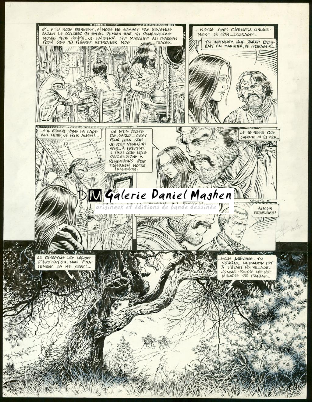 Planche originale n°15 - Yves Swolfs - Encre de Chine sur papier - 4947