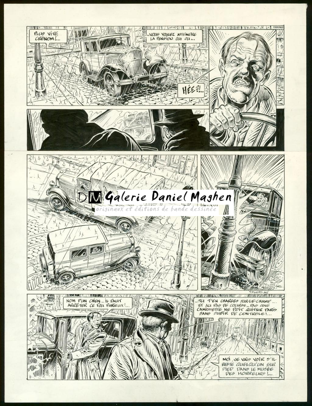 Planche originale n°45 - Yves Swolfs - Encre de Chine sur papier - 4949