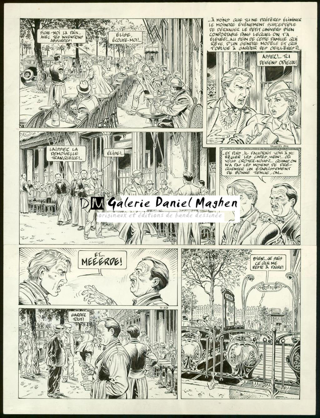 Planche originale n°35 - Yves Swolfs - Encre de Chine sur papier - 4950