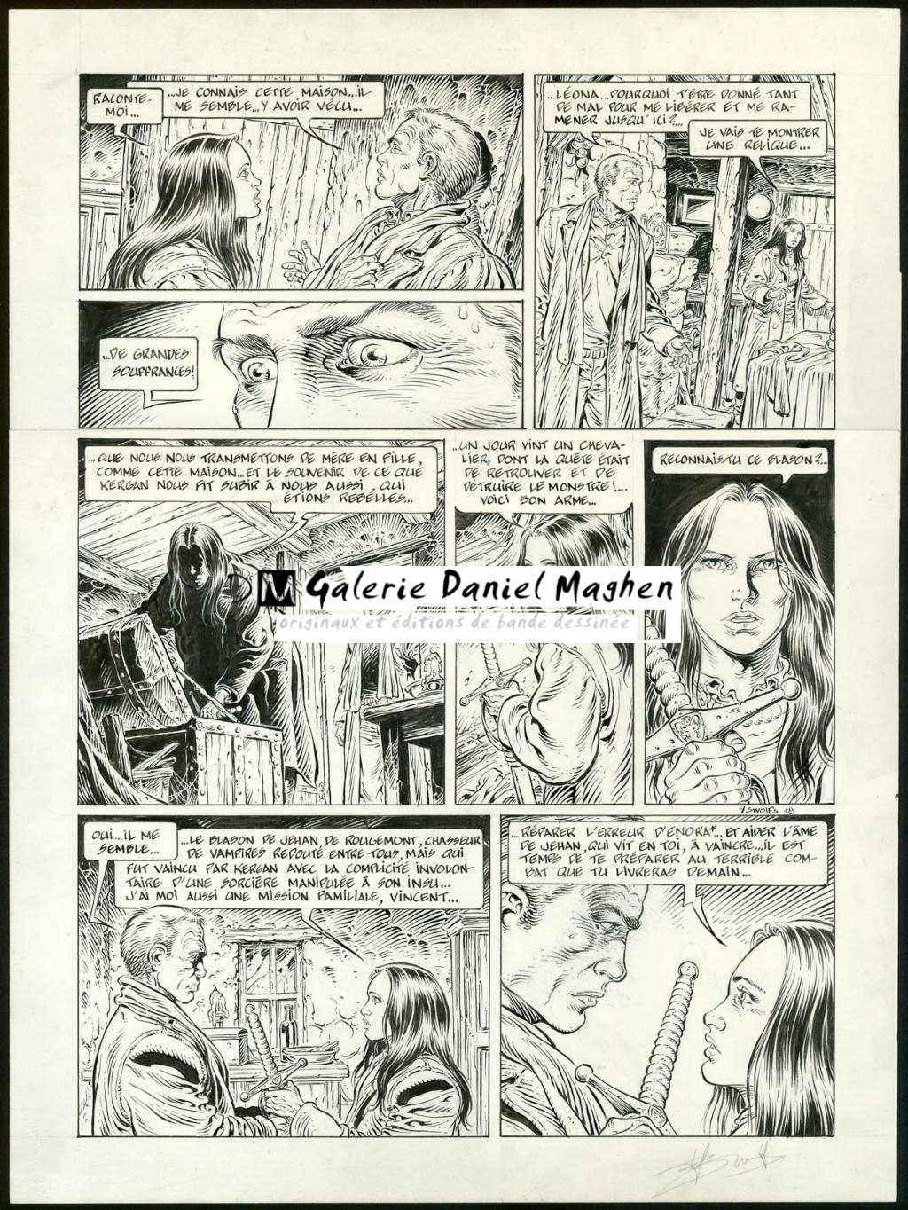 Planche originale n°18 - Yves Swolfs - Encre de Chine sur papier - 4954