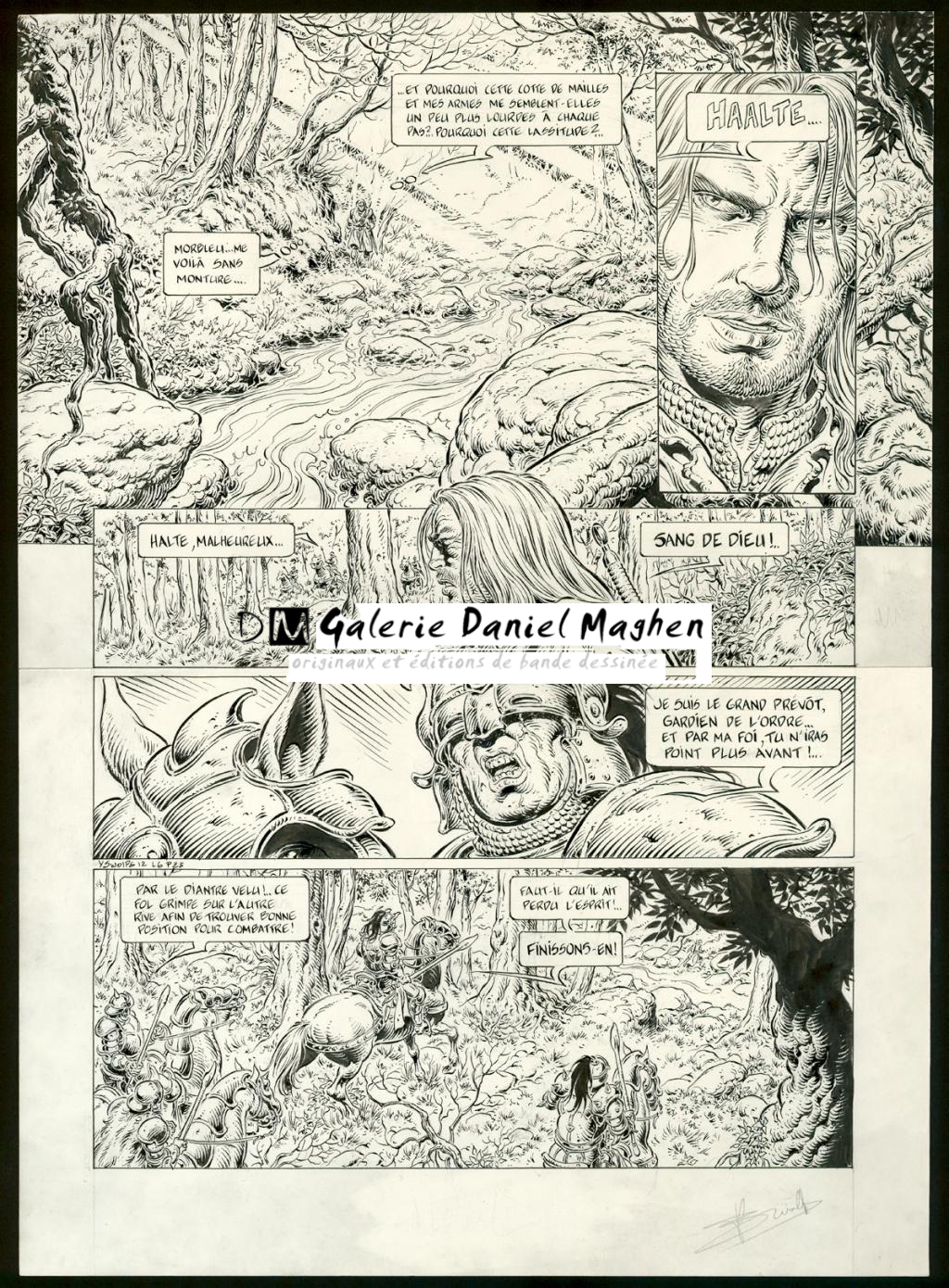 Planche originale n°25 - Yves Swolfs - Encre de Chine sur papier - 4959