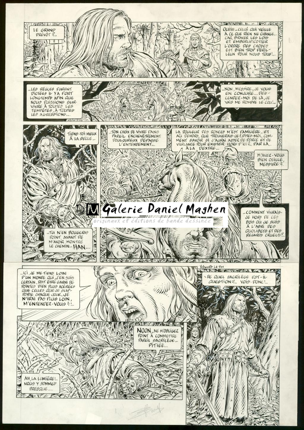Planche originale n°11 - Yves Swolfs - Encre de Chine sur papier - 4960