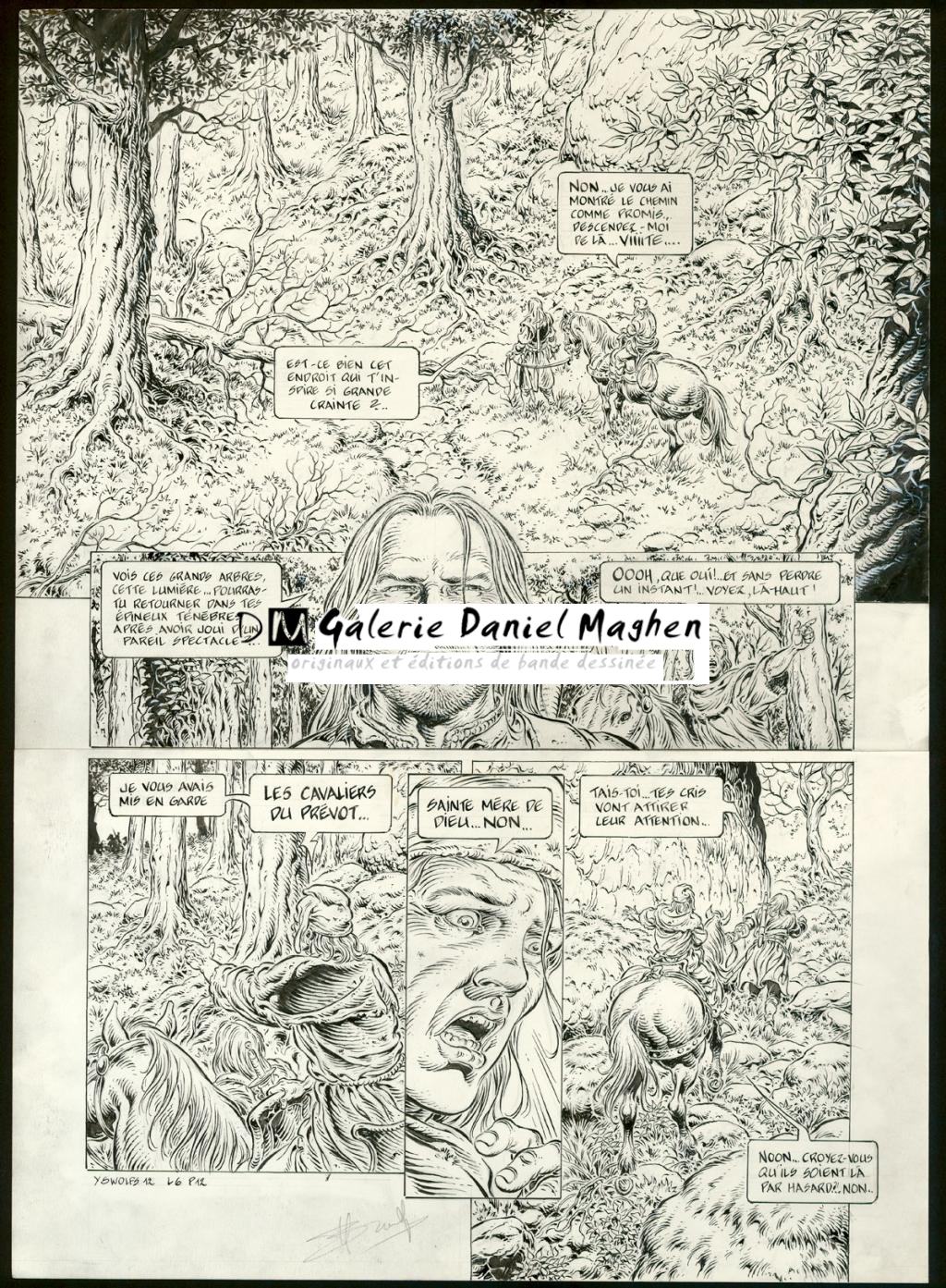 Planche originale n°12 - Yves Swolfs - Encre de Chine sur papier - 4961