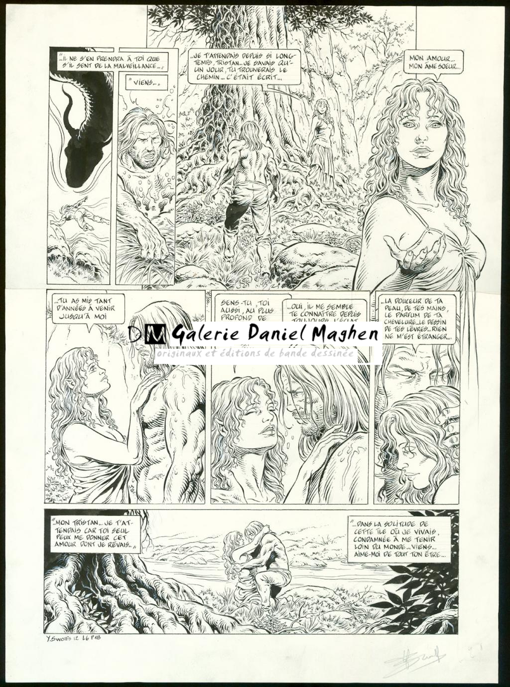 Planche originale n°18 - Yves Swolfs - Encre de Chine sur papier - 4963