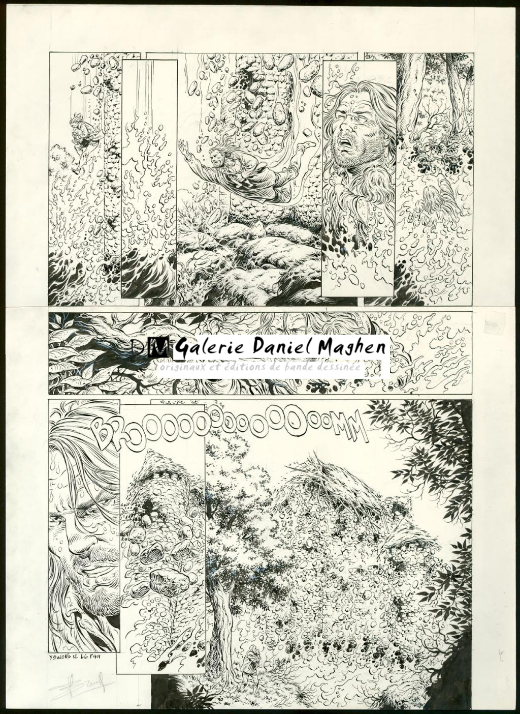 Planche originale n°44 - Yves Swolfs - Encre de Chine sur papier - 4965