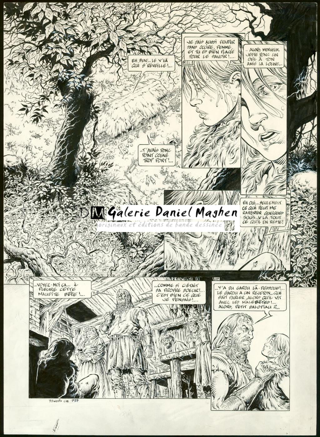 Planche originale n°27 - Yves Swolfs - Encre de Chine sur papier - 4966