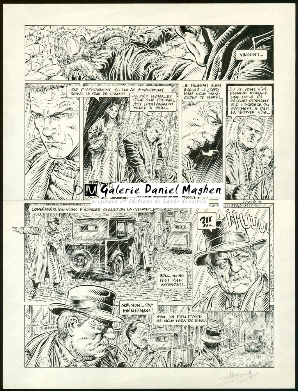 Planche originale n°40 - Yves Swolfs - Encre de Chine sur papier - 4957