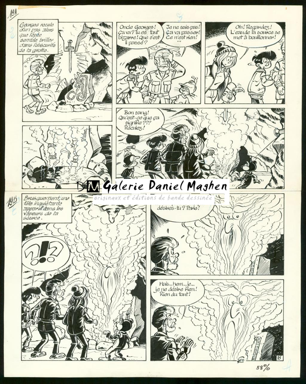 Planche originale n°19 - Gos / Walt - Encre de Chine sur papier - 4512