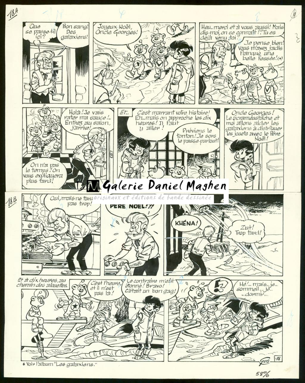 Planche originale n°18 - Roland Gos - Encre de Chine sur papier - 5062