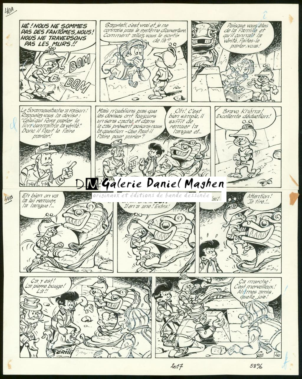 Planche originale n°40 - Roland Gos - Encre de Chine sur papier - 5063