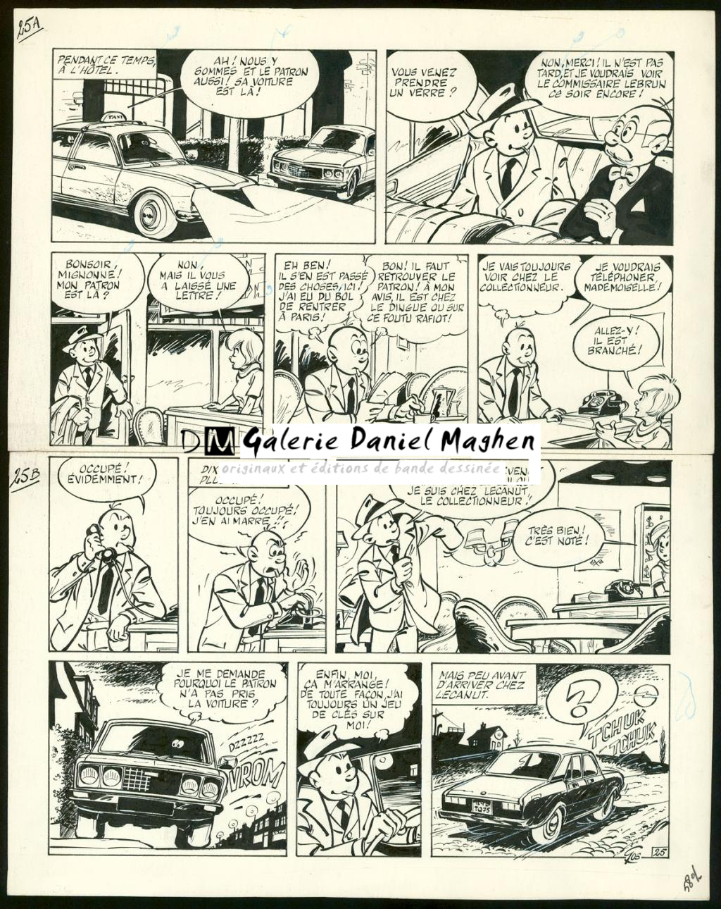 Planche originale n°25 - Roland Gos - Encre de Chine sur papier - 5064