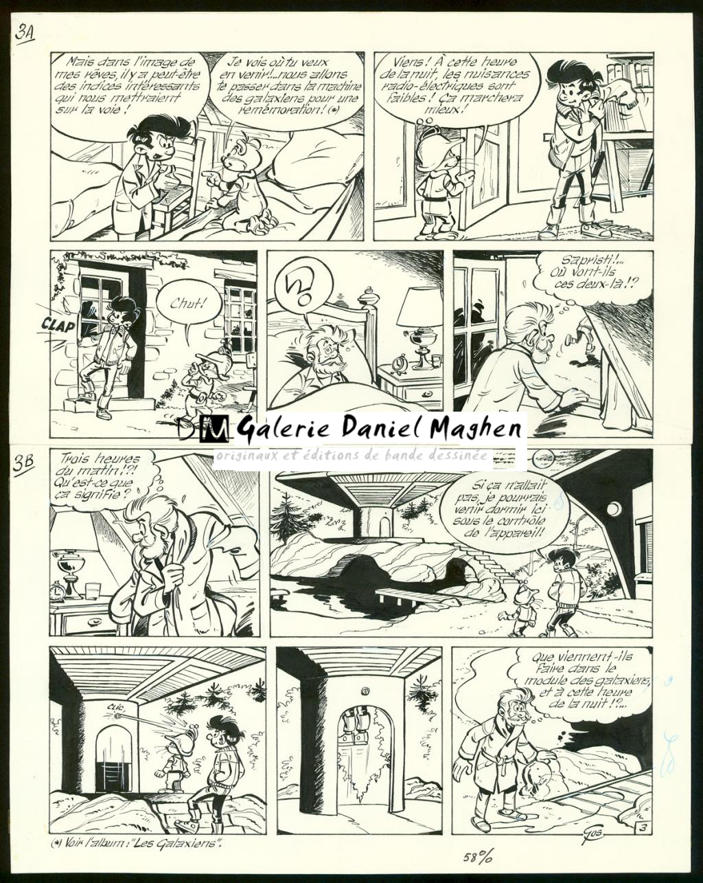 planche originale n°03 - Roland Gos - Encre de Chine sur papier - 5071