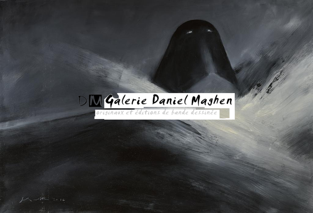 Le Transperceneige, peinture - Jean-Marc Rochette - Huile sur toile - 5165