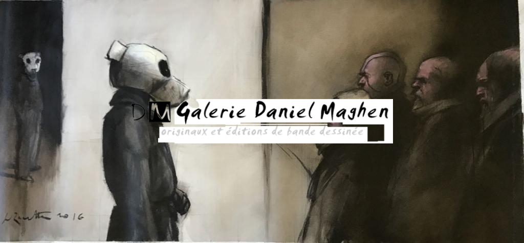 Peinture réalisée d'après l'album - Jean-Marc Rochette - Huile sur toile - 4465