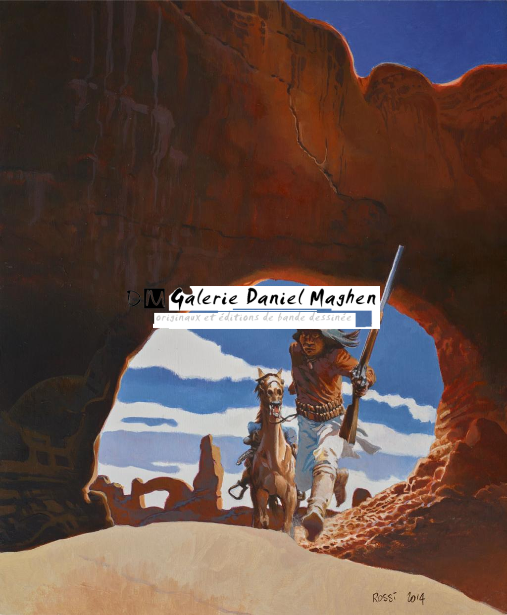 Peinture originale - Christian Rossi - Huile sur bois - 3520