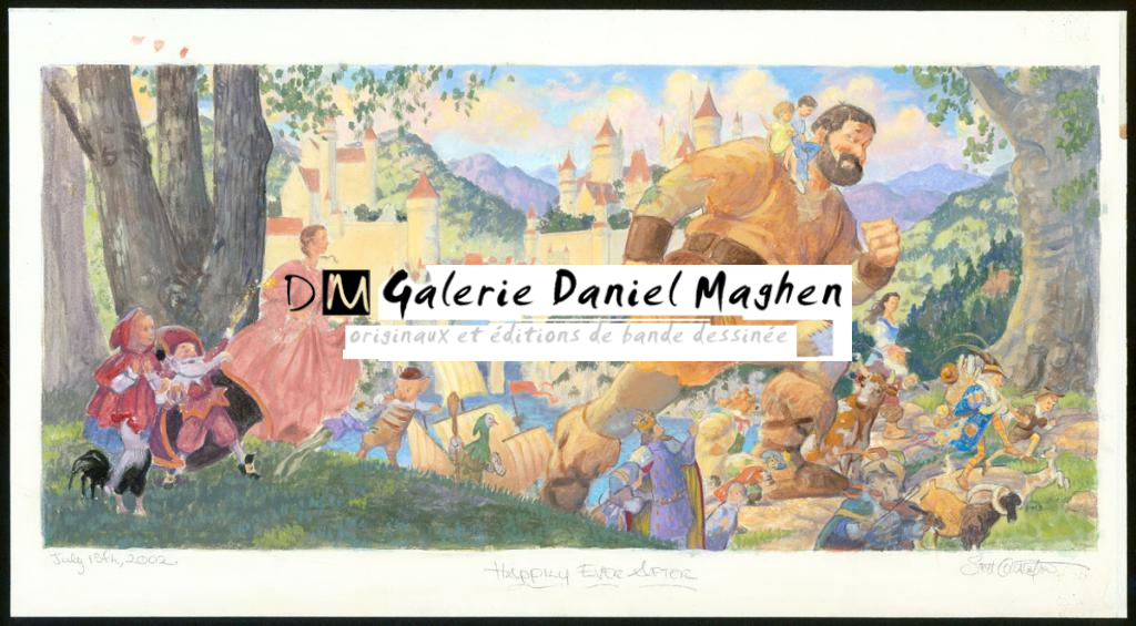 Illustration originale - Happily Ever After - Scott Gustafson - Technique mixte - 3875