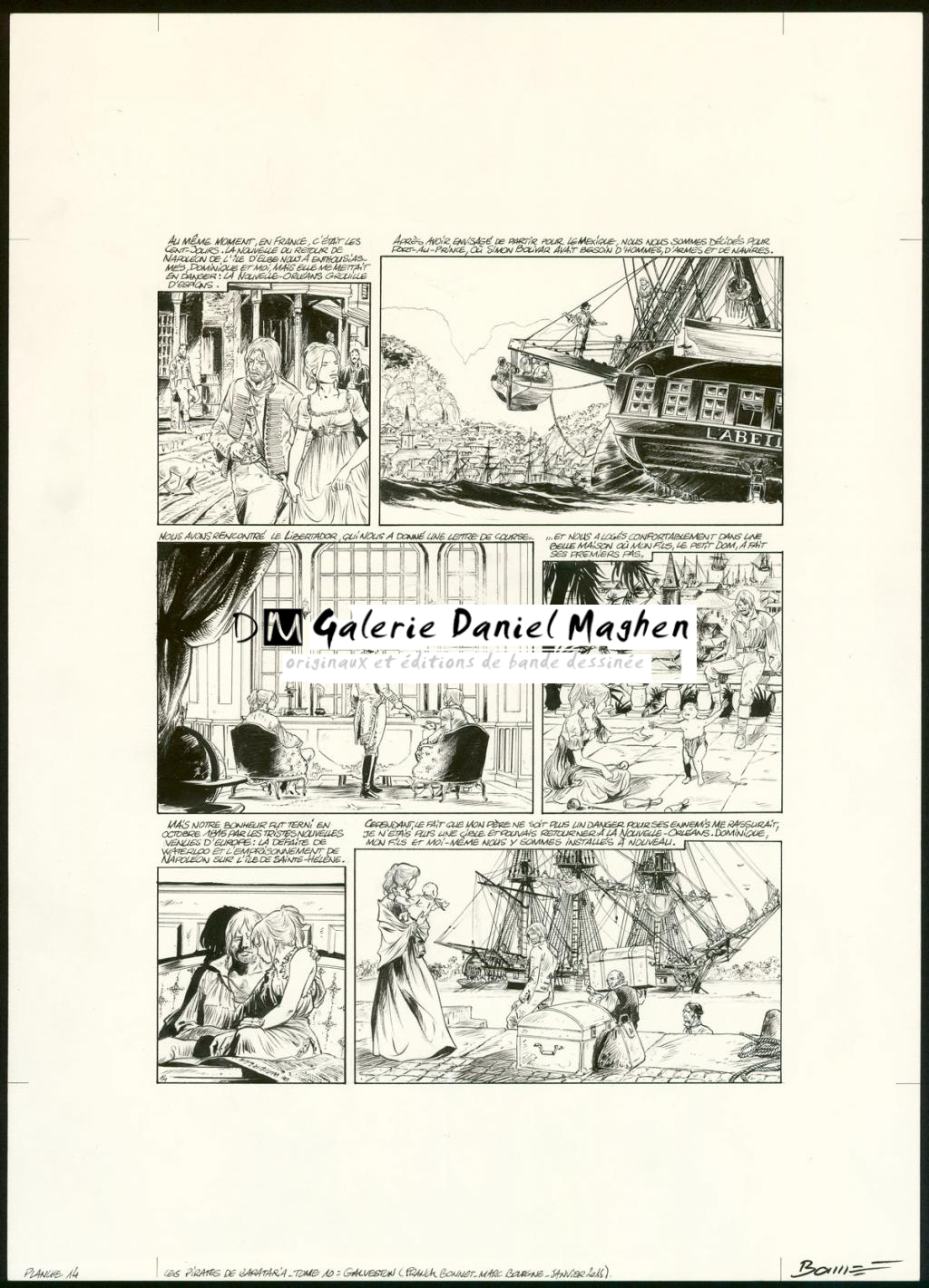 Planche originale n°14 - Franck Bonnet - Encre de Chine sur papier - 3636