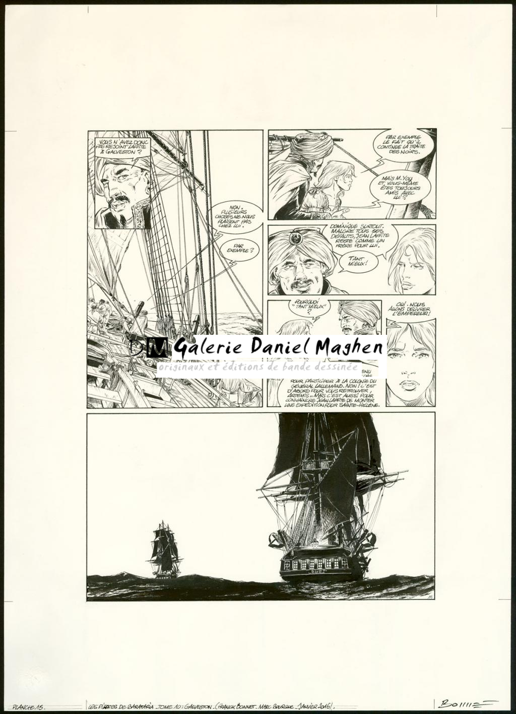 Planche originale n°15 - Franck Bonnet - Encre de Chine sur papier - 5821