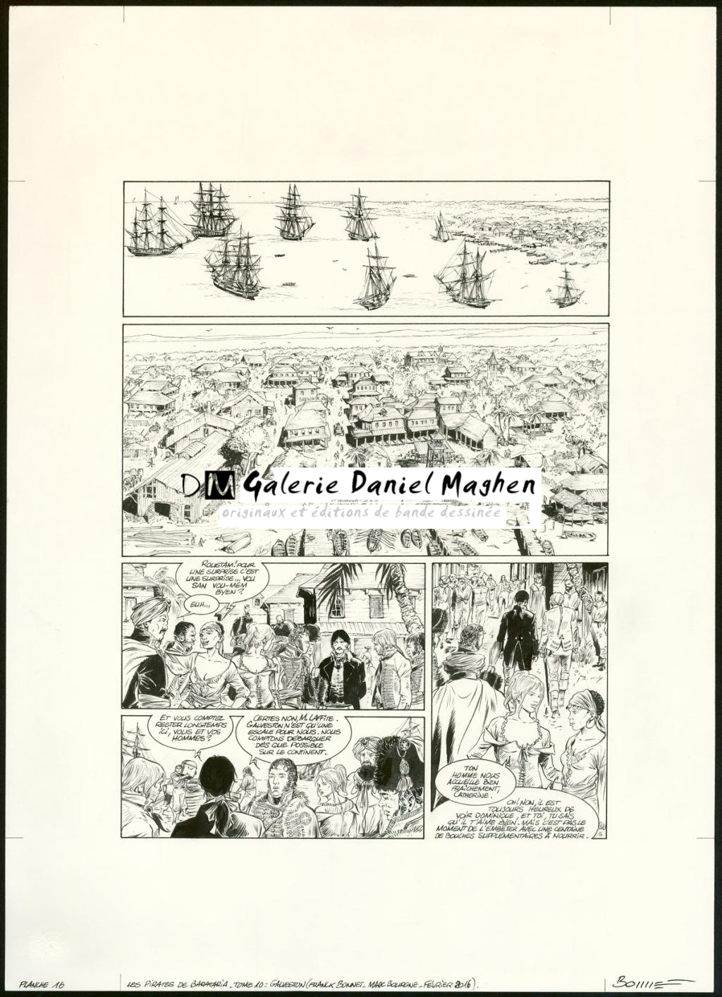 Planche originale n°16 - Franck Bonnet - Encre de Chine sur papier - 3635