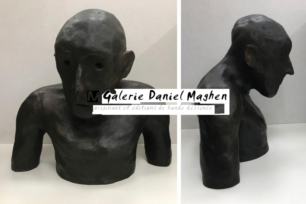 Buste de Proloff, tirage en 8 exemplaires - Jean-Marc Rochette - Bronze - 5164