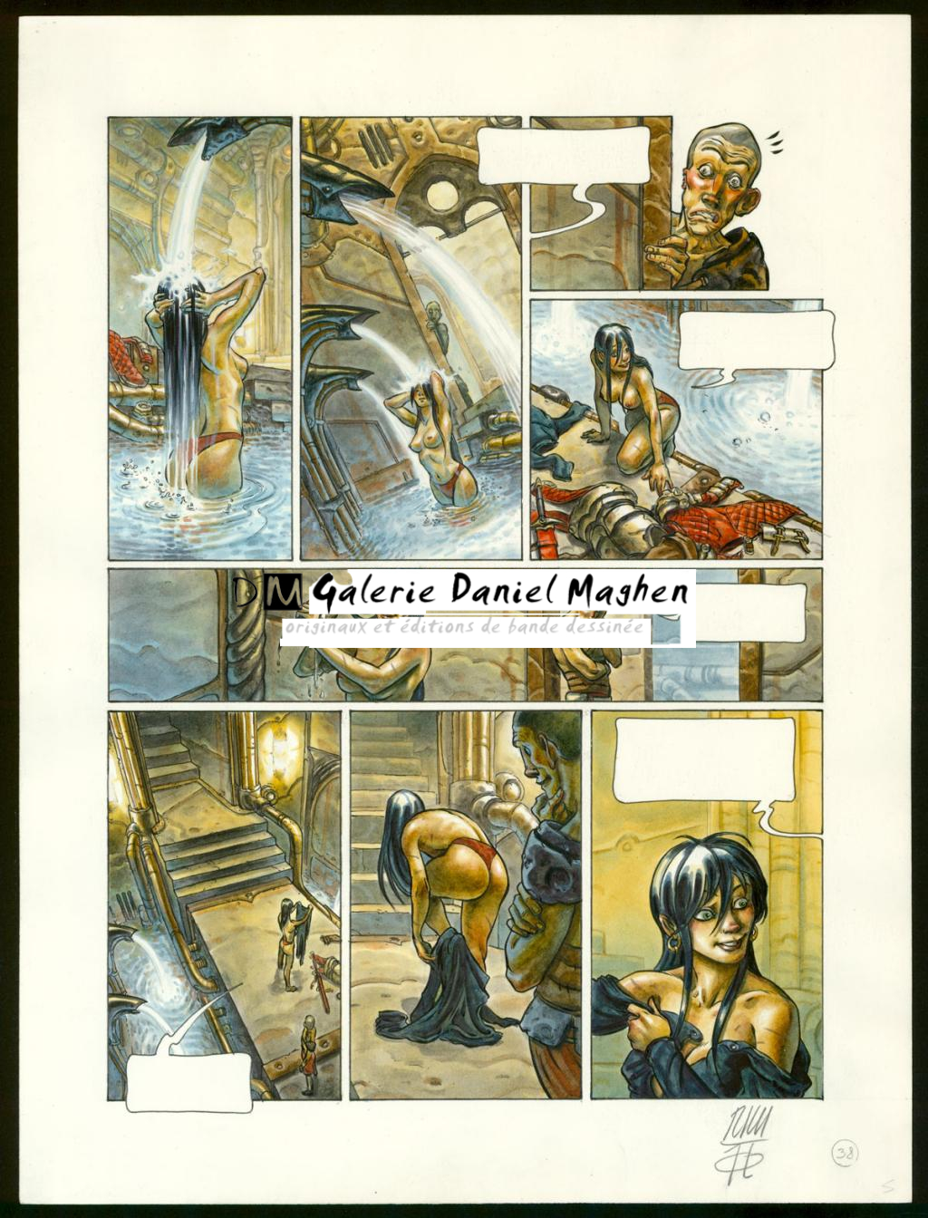 Planche originale - Roberto Ricci - Technique mixte - 6241