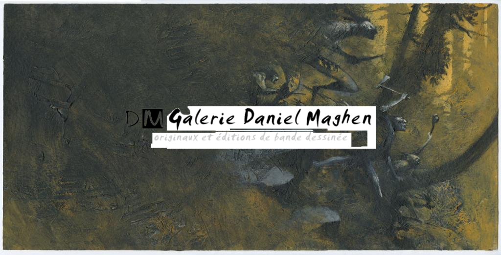 Illustration originale, signée au dos - Cromwell - Acrylique sur papier - 5547