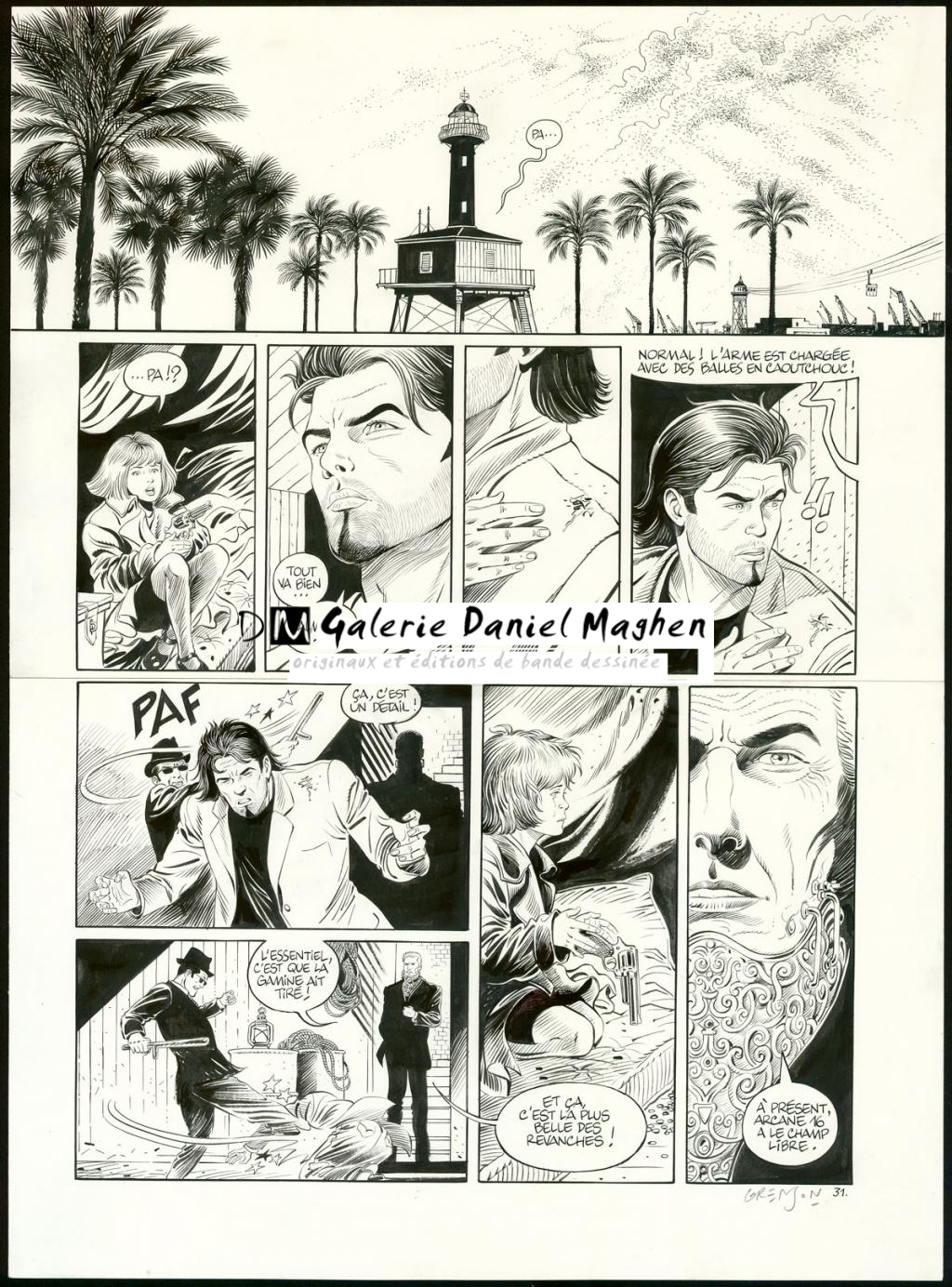 Planche originale n°31 - Olivier Grenson - Encre de Chine sur papier - 3606