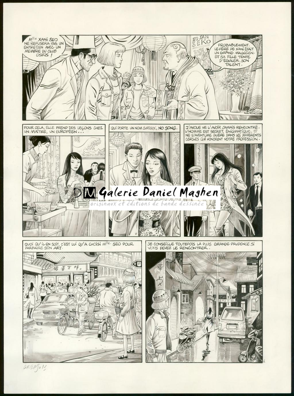 Planche originale n°6 - Olivier Grenson - Encre de Chine et lavis sur papier - 3602