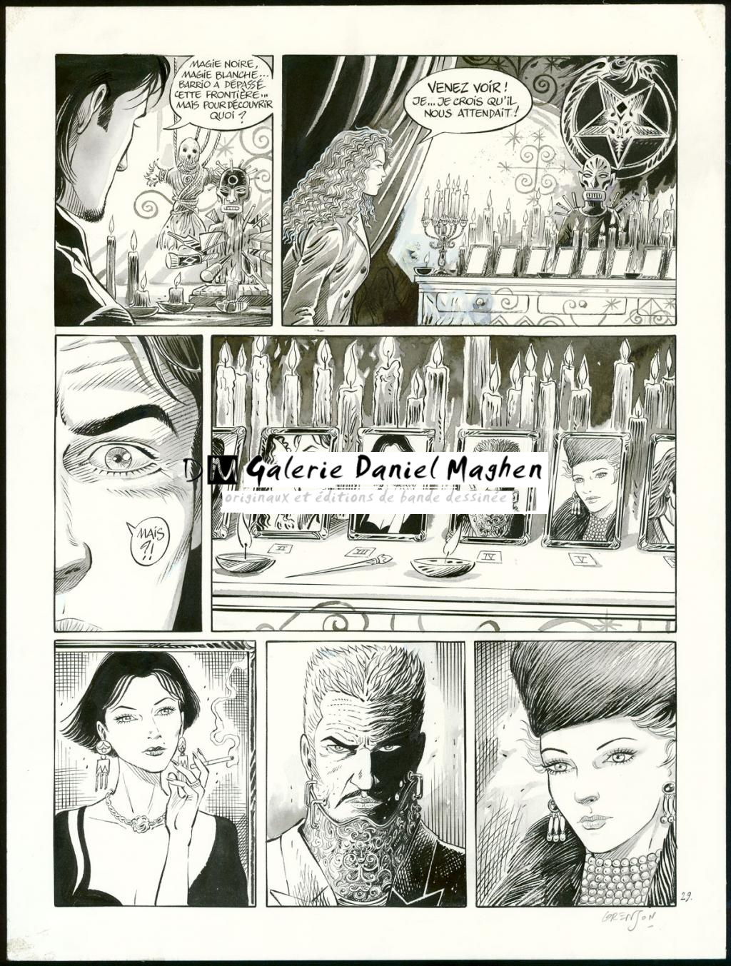 Planche originale n°29 - Olivier Grenson - Encre de Chine et lavis sur papier - 3589