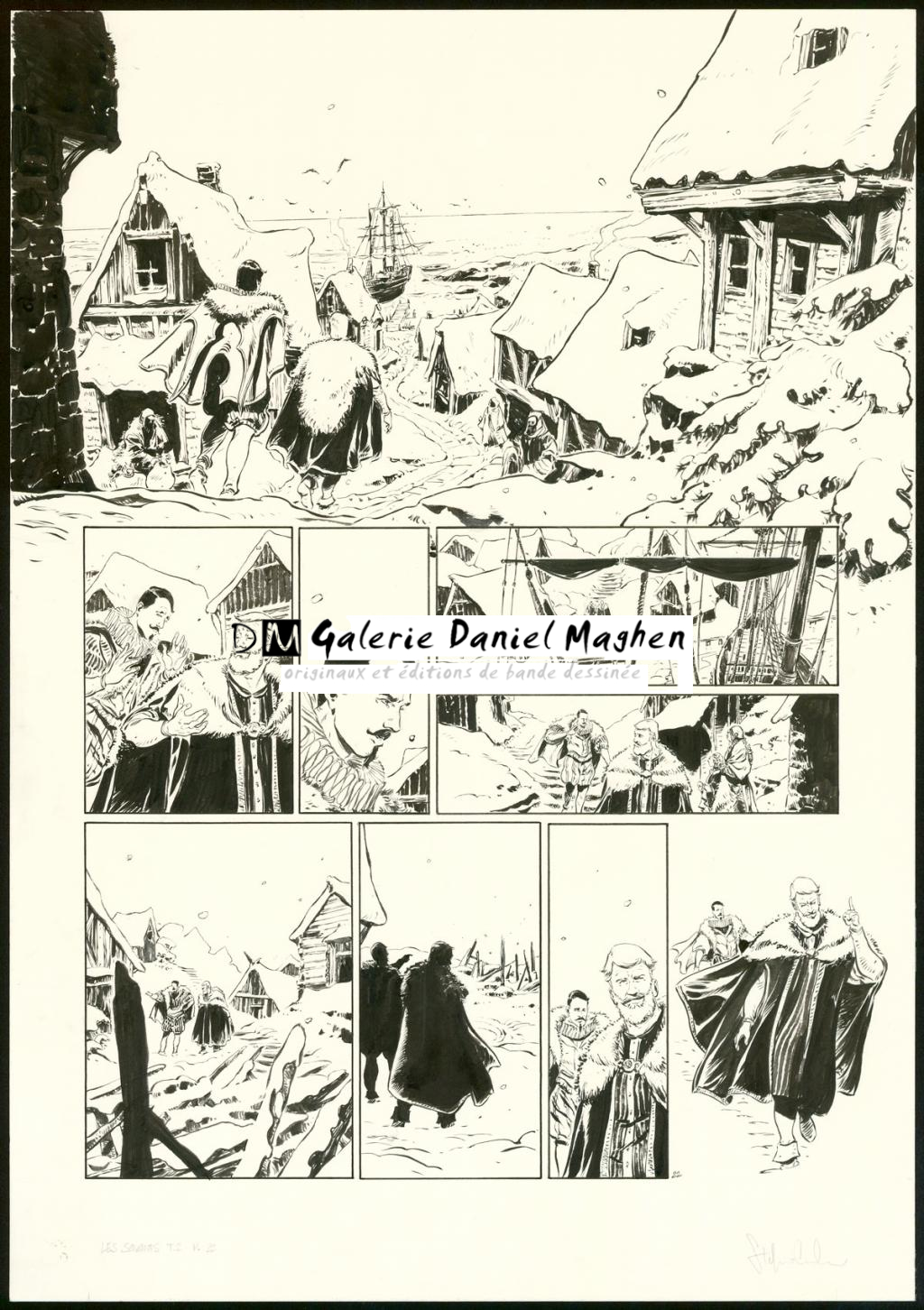 Planche originale n°22 - Stefano Carloni - Encre de Chine - 3610