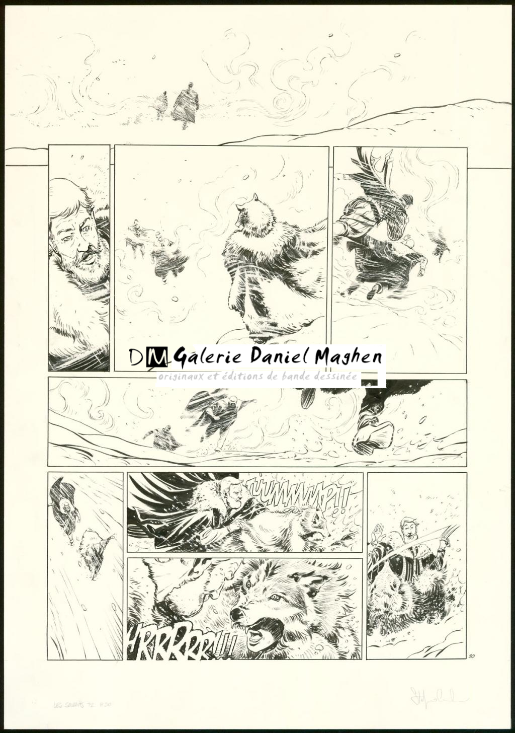 Planche originale n°30 - Stefano Carloni - Encre de Chine - 3612